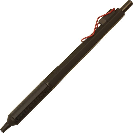 Mitsubishi Pencil Jetstream Edge SXN100338BK15 Oil-Based Ballpoint Pen, 0.015-Inch (0.38 mm) Ballpoint Diameter, Black/Red