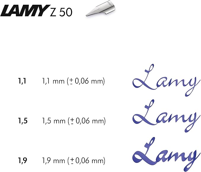 Lamy Fountain Pen Replacement Nib Silver Size: F (Fine) LZ50 SIL