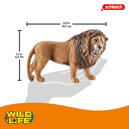 Scheich Lion Roaring, Multi Color, 10.7 x 4.6 x 6.6 Centimeters
