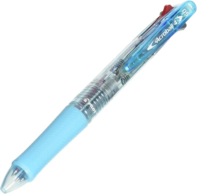 Pilot 4 Colors Ballpoint Pen, Acroball 4 Extra Fine, Black, Red, Blue & Green (BKAB-45EF-CSL)