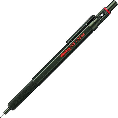 Rotring Mechanical Pencil, Iron Blue 600 2114266 0.5mm Rotring Mechanical Pencil Fine Writing Stationery German Drafting Pen Professional Ballpoint Pen