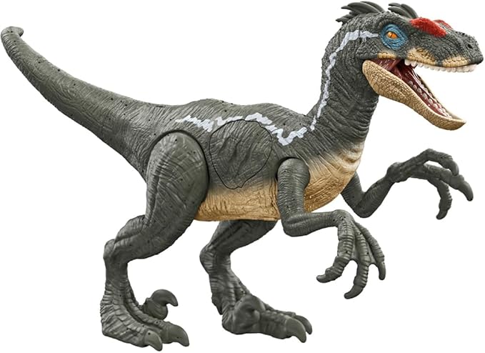 MATTEL JURASSIC WORLD HNC11 Hikaru Velociraptor [Total Length: Approx. 7.8 inches (19.8 cm)] [4 Years Old and Up]