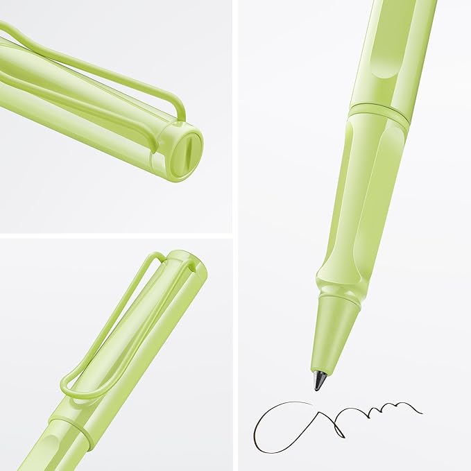 LAMY Safari Spring Green Roller Ballpoint Pen Yellow-Green