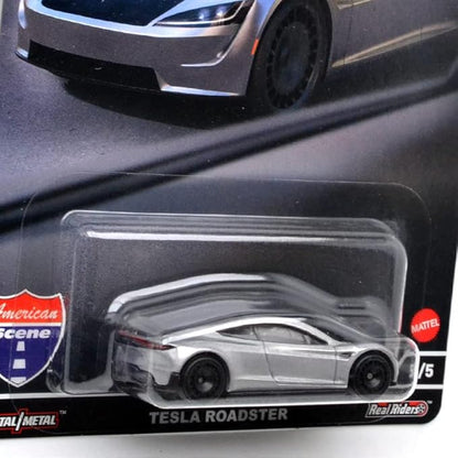 Hot Wheels 1:64 Scale Car Culture American Scene - Tesla Roadster