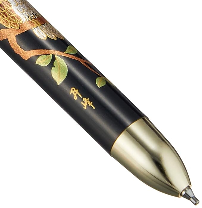 Platinum MWB-3000RM Modern Lacquer 2 Color 0.7 mm Ballpoint Multi Pen 0.5 mm Pencil - Owl Print