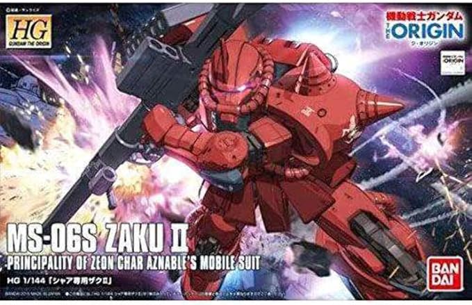 Bandai Hobby Hg 1/144 Char'S Zaku Ii (Kidou-Senshi Gundam The Origin Ms-06S)