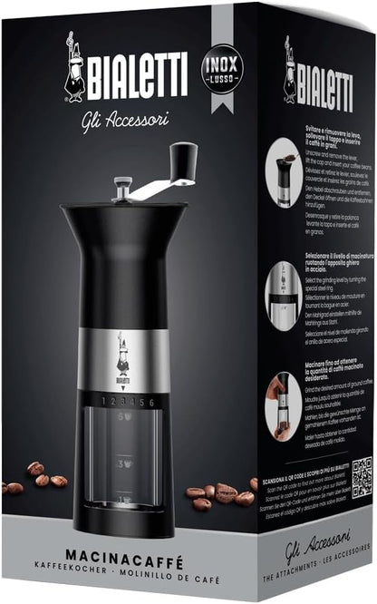 Bialetti Premium Coffee Grinder Macina Cafe Coffee Grinder Manual