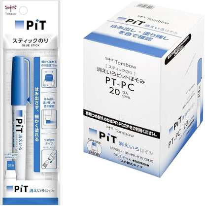 TOMBOW  PT-PC-20P Stick, Glue Stick, Disappearing Pit, 20 Count