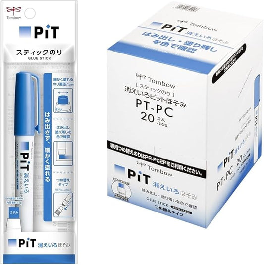 TOMBOW  PT-PC-20P Stick, Glue Stick, Disappearing Pit, 20 Count