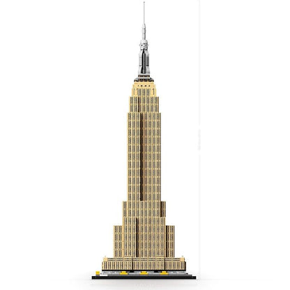LEGO Architecture Empire State Building 21046 New York City Skyline Architecture Model Kit for Adults and Kids, Build It Yourself Model Skyscraper, New 2019 (1767 Pieces)