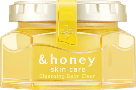& Honey Cleansing Balm, Clear, 3.2 oz (90 g), Dropping and Moisturizing Your Skin Honey Beauty?Pore Care, For Refreshing and Clear Skin?" W Wash Necessary Eyelash Can Be Applied