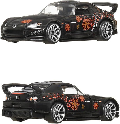 Hot Wheels 986J-HRN88 Fast and Furious Theme Assortment - Villains Vehicle Toy Mini Car, Pack of 10, Sold in Box, 3 Years Old and Up Multi