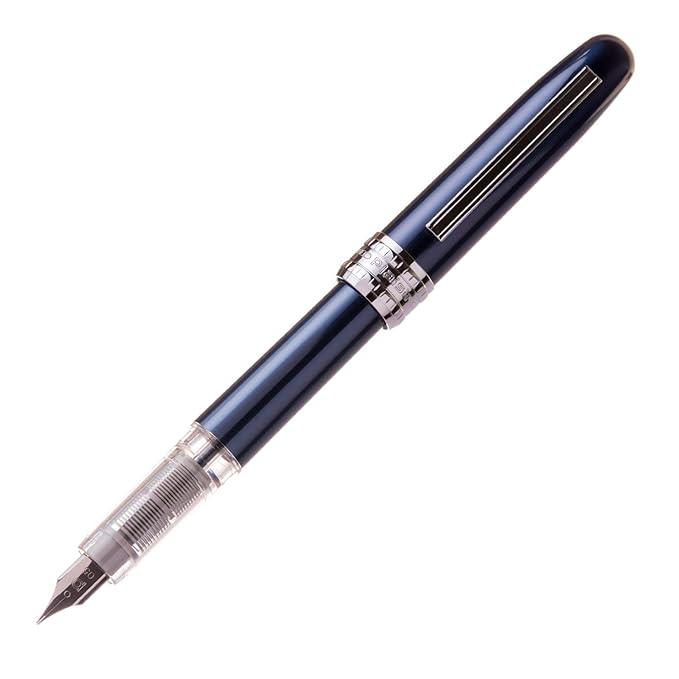 Platinum Fountain Pen Plaisir - 05 Medium Nib - Blue Body- PGB1000-56M