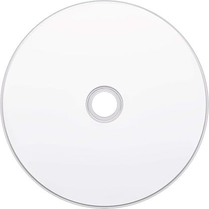 Verbatim DHR47JP50SV2-B Verbatim Single Recording DVD-R 4.7 GB 50 Sheets White Printerable, 1-16x Speed, Single Layer, 3 Year Warranty