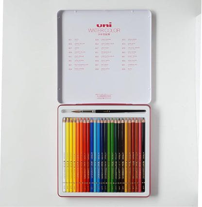 Uni Mitsubishi Pencil Watercolor Pencil Uni Watercolor 24 Colors UWC24C