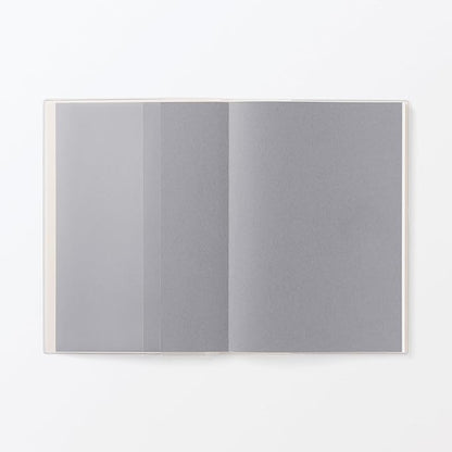 MUJI 84854538 Notebook, 2026, A5, Vertical Schedule Book, Starts December 2025, A5, White, Monthly Weekly