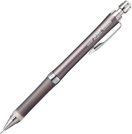 Mitsubishi Pencil Uni Alpha Gel Slim Firm Mechanical Pencil 0.5 Gun Metallic M5809GG1P.43