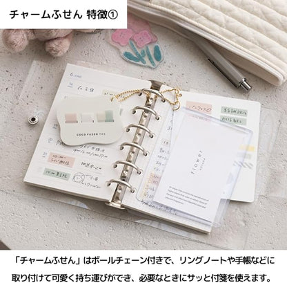 Kanmido CFT-A-102 Kokofsen Tasu Charm Notes Hana Beige