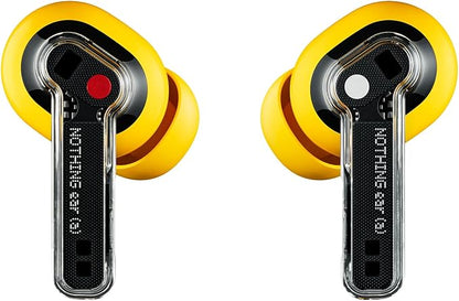 Nothing Wireless Earphones NOTHING Ear (a) Noise Cancelling/ChatGPT Compatible/Bluetooth/Up to 40.5 Hours of Use/Lightweight/Outsound Capture/High Resolution Support (Yellow)