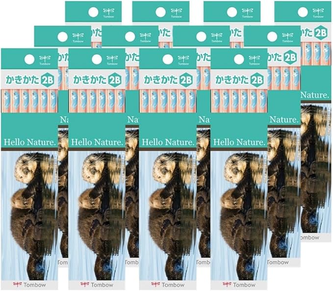 TOMBOW Pencil Hello Nature 2B Dolphin 12 Dozen KB-KHNDL2B-12P