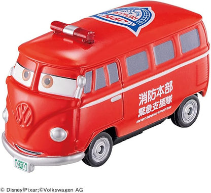 Takara Tomy Disney Cars Tomica C-19 Fillmore (Fire Command Truck Type)