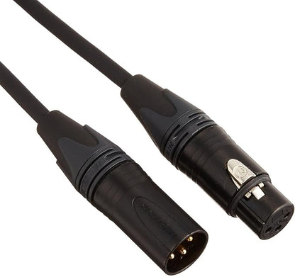 Yamaha AG03MK2 B MC Live Streaming Mixer 3m Microphone Cable Set, 3 Channels, Black