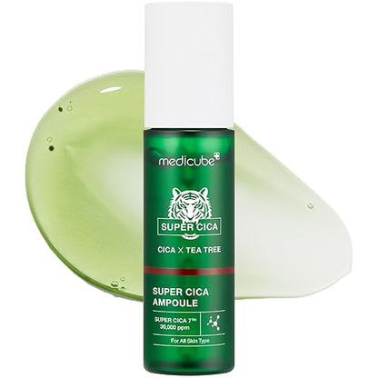 Medicube Super Cica Ampoule | Helps damaged skin with 61.5% Centella asiatica extract | Instant soothing and calming | Korean skincare 40ml