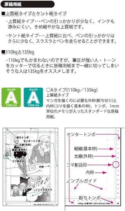 Deleter manuscript paper B4 110kg with memory (A)