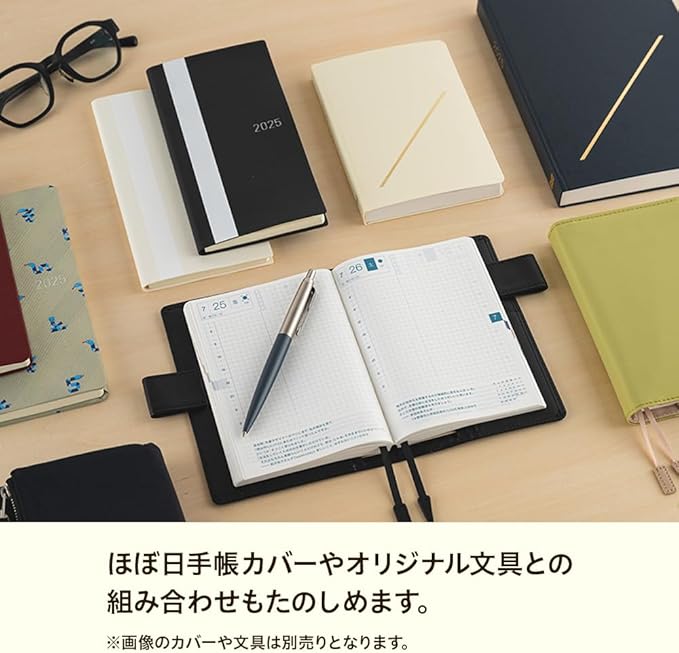 Hobonichi 2025 Original (A6) [A6/1 Page Per Day/January/Monday]