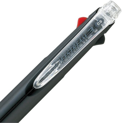 Uni Ballpoint Pen Jetstream 3 Color Black, Red, Blue Ink 0.5mm, Black (SXE340005.24)