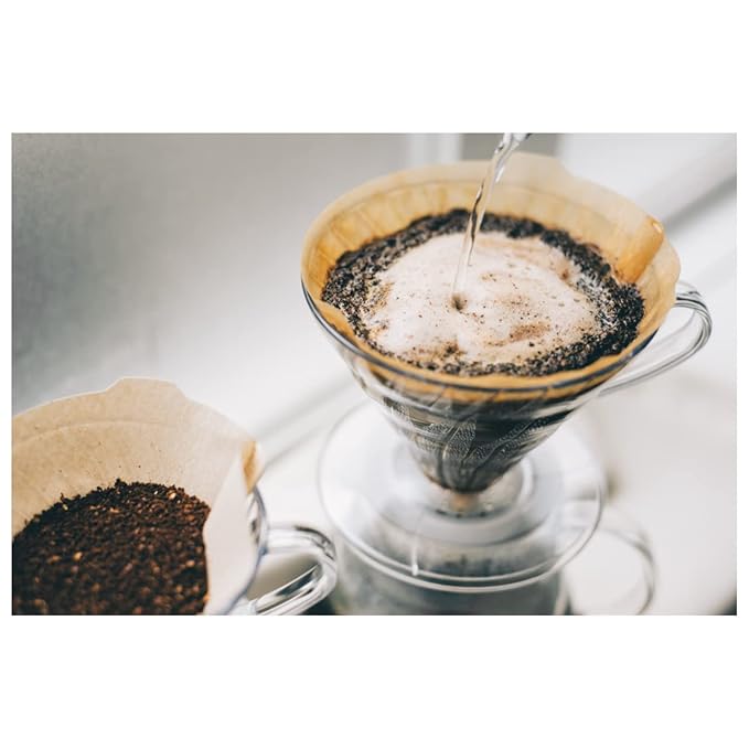 Hario V60 Misarashi Coffee Paper Filter (Size 02, 200-count, Natural)