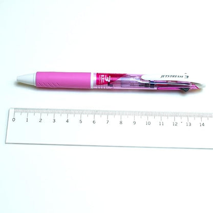 Mitsubishi Pencil 3-color Ballpoint Pen Jetstream 0.7 Pink Easy to Write With SXE340007.13