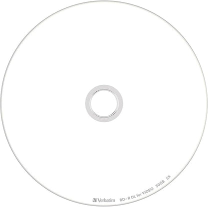 Verbatim BD-R DL VBR260RP50SV1 (2 layers on one side/1-6x/50 sheets) & Verbatim BD-R VBR130RP50V4 for 1 recording (1 layer per side/1-6x/50 sheets)