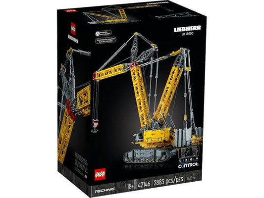 Lego Technic Lie'bherr Crawler Crane LR 13000 42146 Advanced Building Kit for Adults, Build and Display a Rewarding Project, Model Crane with Incredible Details Including Winch System and Luffing Jib