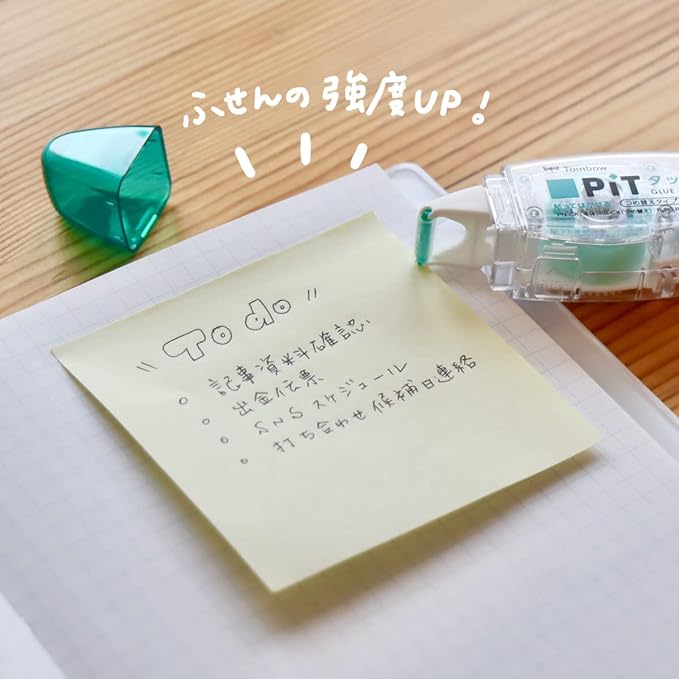 Tombow PN-CK PN-CK Pencil Tape Glue Peel and Stick Pit Tack C Main Unit (Refill Type), Compact, 3.3 x 26.4 ft (8.4 mm) x 26.4 ft (7 m)