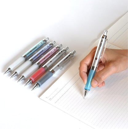 Mitsubishi Uni Alpha-Gel Mechanical Pencil, Automatically Rotating Lead, blk