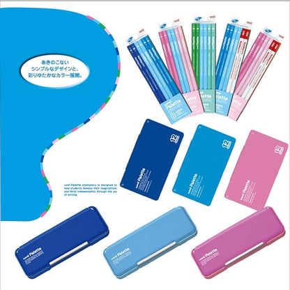 Uni Mitsubishi Pencil Uni Palette K48252B Blue 2B Triangle Dozen