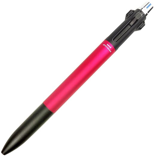 Uni 'Jet Stream Uni Prime' High Grade Multi Ballpoint Pen 3 Colors (Black Red Blue) SXE3-3000-05 (Black Pink)