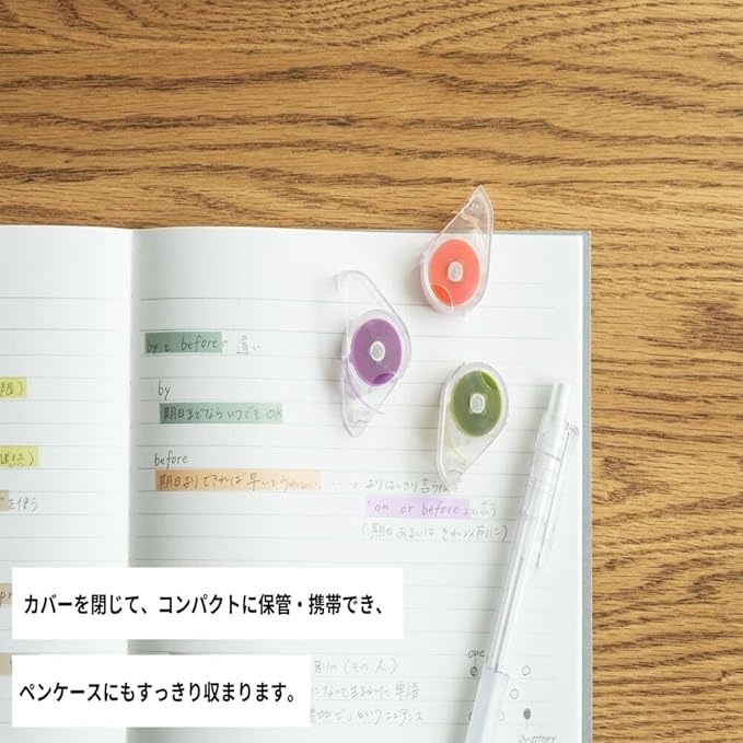 Kanmido HM-1008 Fusen Removable Marker COLOR Purple (x2)