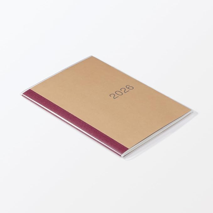 MUJI 8485446 2026 A5 Monthly Planner, Starts on December 2025
