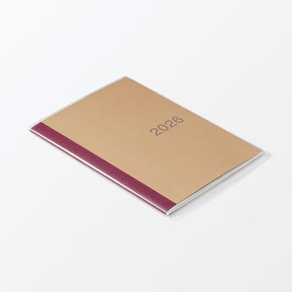 MUJI 8485446 2026 A5 Monthly Planner, Starts on December 2025