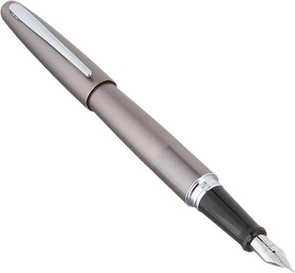Pilot Cocoon Fountain Pen Medium Nib (Metallic Gray Body)