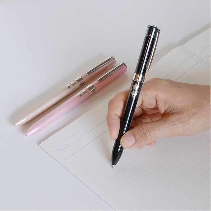 uni Mitsubishi Pencil Jetstream F Series 0.5mm Ballpoint Pen, Silky Gold, SXE360105.25, 3-Color, Easy to Write