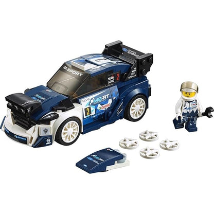 LEGO Speed Champions Ford Fiesta M-Sport WRC Building Blocks Car for Kids 7 to 14 Years (203 Pcs) 75885,Multicolor