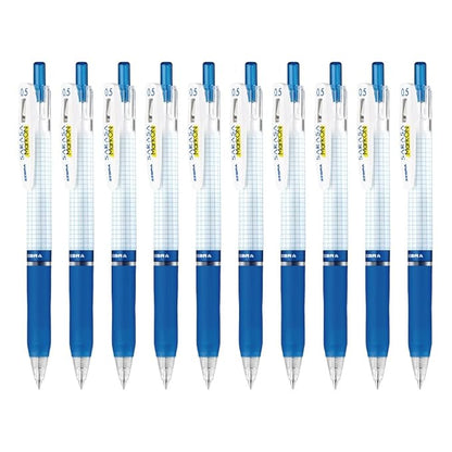 Zebra B-JJ77-BK Sarasa Mark On Gel Ballpoint Pens, 0.5, 10 Pieces (Blue 10pcs)
