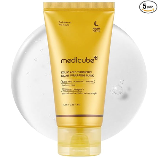 Medicube Turmeric Kojic Acid Night Wrapping Peel Off Mask, Korean Skincare