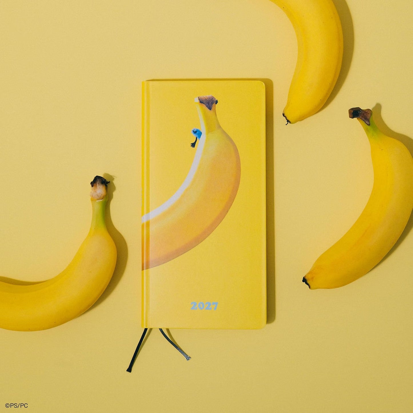 Hobonichi Techo 2027 Weeks Puppet Sun-Sun/BANANA January Start Weekly Planner Weekly