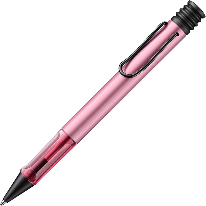 LAMY AL-star graphite ballpoint pen - transparent ergonomic grip pen, line width M - lightweight aluminum body - large capacity refill black LAMY M 16 included