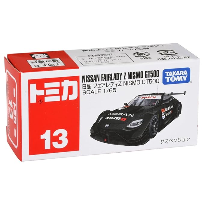 タカラトミー(TAKARA TOMY) Tomica Tomica No.13-12 Nissan Fairlady Z Nismo Gt500 Diecast Scale Model Collectible Car, Black