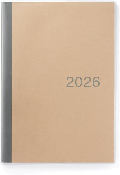 MUJI 84854477 2026 B5 Monthly Planner, Starts on December 2025